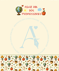 (DIGITAL) Cookie Card (Postal) 10x12cm - Feliz dia dos professores