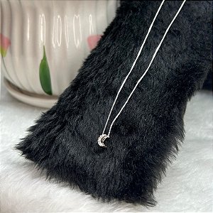 Colar Mini Lua Cravejada