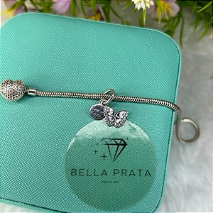 BERLOQUE BORBOLETA CRAVEJADA COM PLAQUINHA