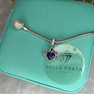 Berloque Coração voador