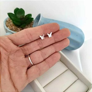 Brinco Origami Borboleta 7mm