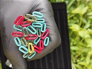 Piteira de Vidro Incalmo Achatado