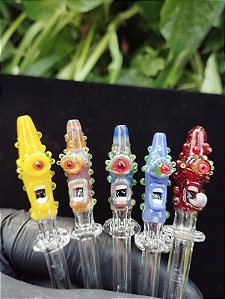 Piteira de Vidro Miniatura Monstrinho