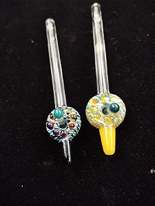 Piteira de Vidro Donuts Anti-Estress