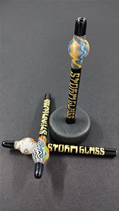 Piteira de Vidro Wig-Wag Ball Black