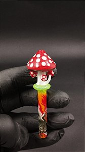 Piteira de Vidro Cogumelos + Rewag