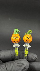Piteira de Vidro abóbora halloween