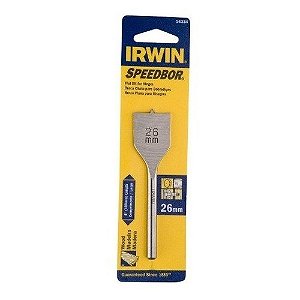 Broca Chata 26mm  Curta  Para Dobradiça  Caneco 1434 -Irwin