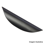 Puxador Criativa Concha Zamac M4 64 mm Preto Fosco