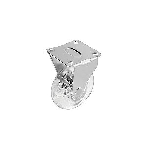 Rodízio de Gel TN RG 75 Incolor 55kg FGVTN - Sem Freio - 84075000