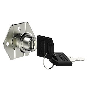 Fechadura Para Gaveta De Escritório 22mm Com Chave Soprano
