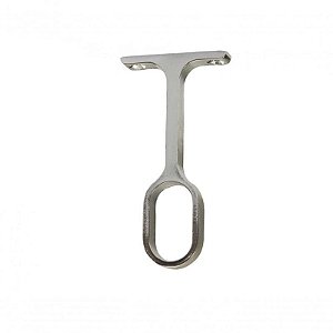 SUPORTE CENTRAL OBLONGO CROMADO - METALFIX