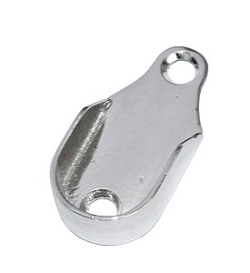 Suporte Para Tubo Cabideiro Oblongo Cromado Metalfixe (unidade)
