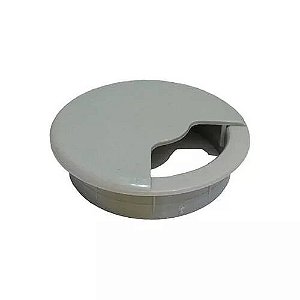 Passa Fio 59mm para móveis Cinza Prata