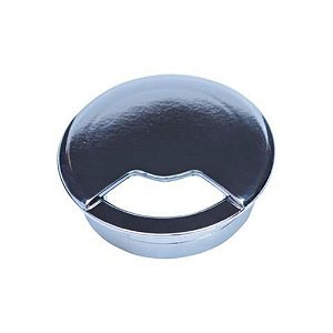 Passa Fio para Móveis 59mm Cromado Star Plast - 01 unidade