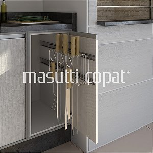 Suporte para espetos lateral 120X230X435mm Masutti Copat