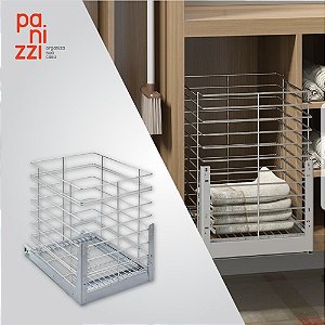 TULHA DESLIZANTE 330 X 450 X 470 MM - CROMADO 5401