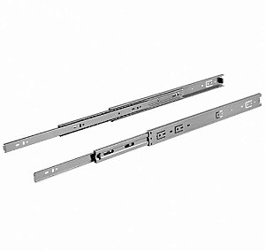 Corrediça  Telescópica  Tn H45  500mm Inox ( 01 Par) - Fgvtn