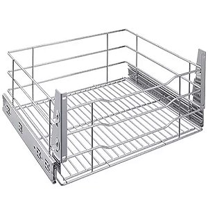 -Gaveta Deslizante Cromada Panizzi 57x12x47