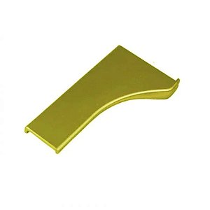 TAMPA PARA PUXADOR FACETATO DOURADO S7018  (PAR) ROMETAL