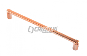 PUXADOR ZAMAC - ZM 55 ROSE  160MM M4X20