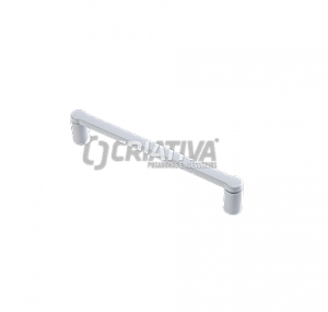 PUXADOR ZAMAC - ZM 55 BRANCO BRILHANTE  96MM M4X20
