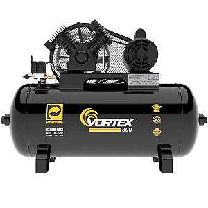 Compressor De Ar Vortex 300 100l 2Hp  10Pcm  140Psi Mono- Pressure