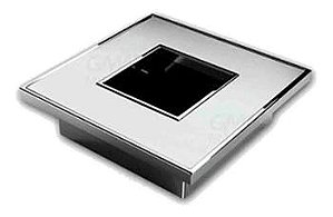 PUXADOR SQUARE BRA/CR SEM FUNDO 38MM - ZEN