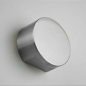 PUXADOR RÁDIO NÍQUEL ESCOVADO C/VERNIZ GRANDE 30MM-ZEN