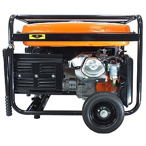 GERADOR GASOLINA 4T 420cc 15HP 6.5 kVA 6500WATTS BIVOLT PART.ELETRICA C/BATERIA VGE8100 VULCAN TRENT