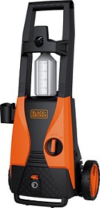 Lavadora de alta pressão Black+Decker  preto e laranja de 1400W com 1512psi de pressão máxima 220V