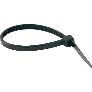 Abraçadeira de nylon 140x3,6mm preta com 100 peças - Nove54