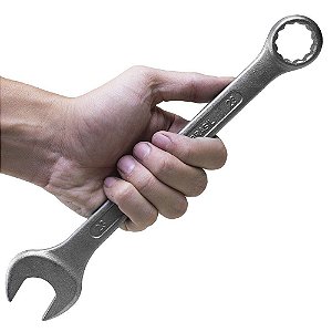 *Chave Combinada 23 mm Tramontina Basic c/ Corpo em Aço Especial Cromado