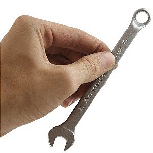 *Chave Combinada 10 mm Tramontina Basic c/ Corpo em Aço Especial Cromado