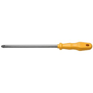 Chave de Fenda com Ponta Cruzada 3/8x8" Amarela