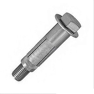 Chumbador 1/2 X 3" Com Parafuso - Cba / Cb / Cbt - Aço Zincado