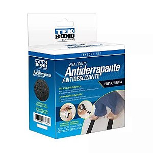 Fita Antiderrapante Preta  50mm x 5m Tekbond
