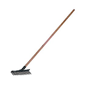 Ancinho De Ferro 14 Dentes Com Cabo Collins