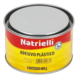 Adesivo Plástico Branco Natrielli 400g