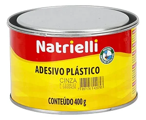Adesivo Plástico Cinza 400gr