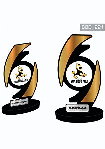 Troféu MDF Personalizável