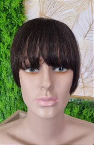 Franja de cabelo humano 21 gr