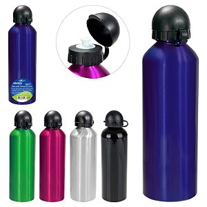 Kit 2 garrafas squeeze  inox 750 ml color