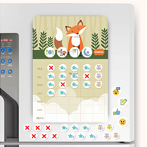 Quadro de Incentivo Magnético - Raposa