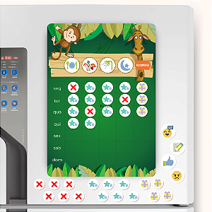 Quadro de Incentivo Magnético - Selva