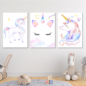 Plaquinhas Decorativas - Unicórnio