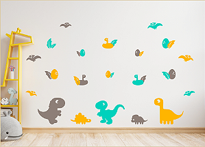 Adesivos de Parede - Baby Dinos