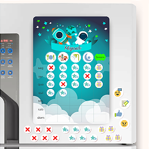 Quadro de Incentivo Magnético Personalizado - Astronauta