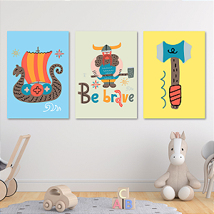 Plaquinhas Decorativas - Viking