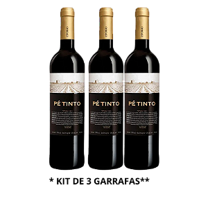 KIT 3 GARRAFAS PE TINTO PORTUGUES 750 ML